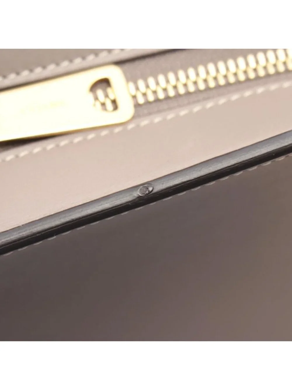 Celine Handbag Trapeze Grey Leather - Picture 12 of 15